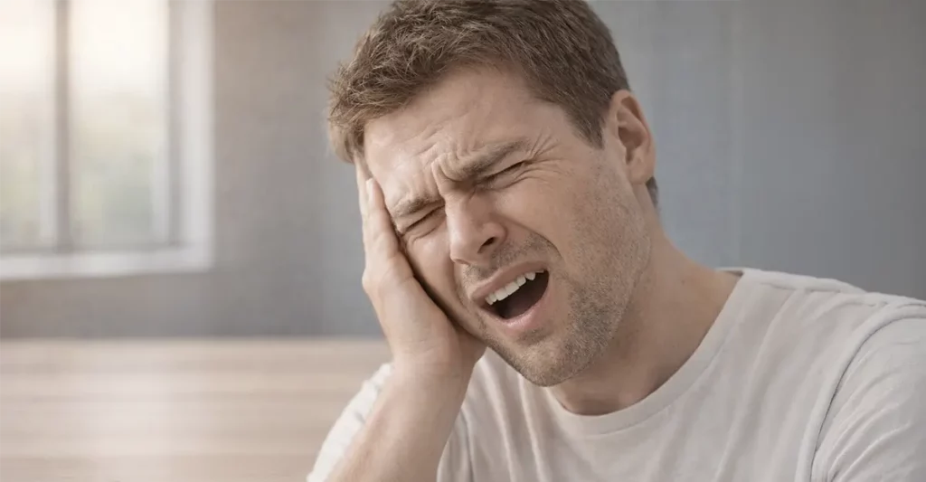 Біль у вусі при перфорації барабанної перетинки