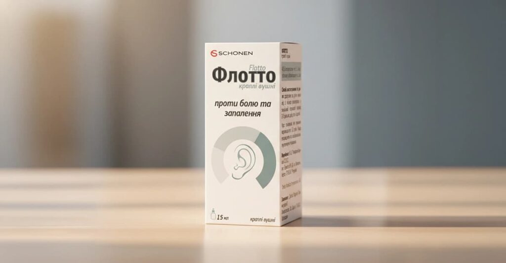 упаковка крапель флотто (Flotto) при болю у всі