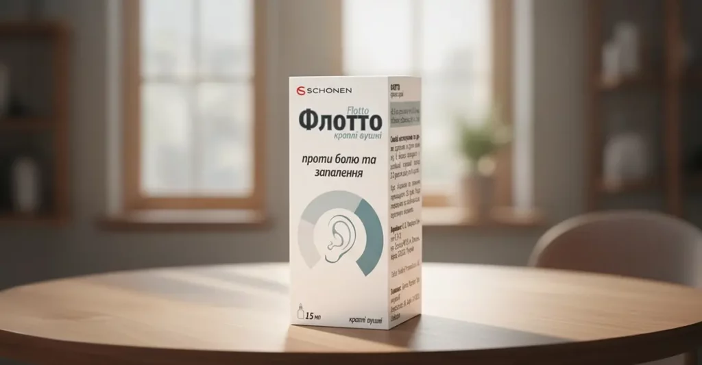 Вушні краплі Флотто при перфорації барабанної перетинки